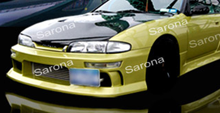 Custom Nissan 240SX  Coupe Front Bumper (1995 - 1996) - $400.00 (Part #NS-011-FB)